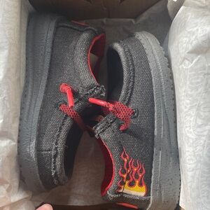 Hey Dude Toddler Wally Hot Wheels Slip Ons